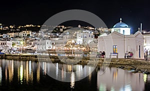 Chora port, Mykonos, Greece