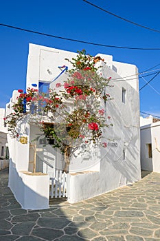 Chora town on Folegandros island, Cyclades islands, Greece