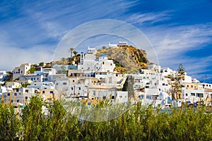 Chora town, Ios island, Cyclades, Aegean, Greece