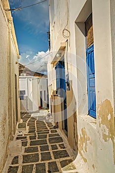 Chora village in Serifos island Greece