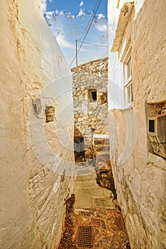 Chora village in Serifos island Greece