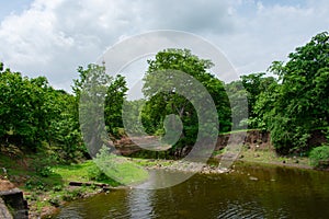 Choral River and Forest at Omkareshwar National Park