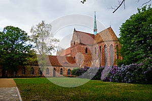 Chorin Monastery in the biosphere reserve Schorfheide, federal-state Brandenburg, Germany