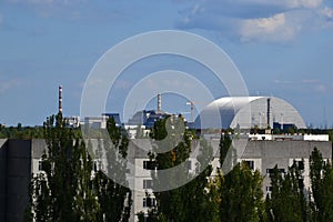 Chornobyl nuclear plant and sarcophagus, Chornobyl zone