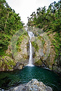 Chorro de Dona Juana waterfall in Puerto Rico photo