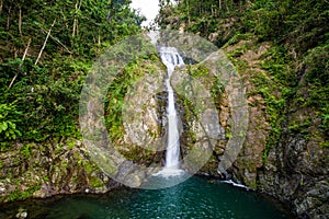 Chorro de Dona Juana waterfall in Puerto Rico photo