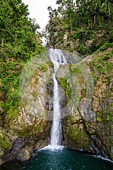 Chorro de Dona Juana waterfall in Puerto Rico photo