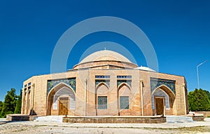 Chorsu, an old domed bazaar building constructed - Samarkand, Uzbekistan