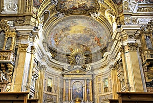 Chorus of Basilica Il Gesu photo