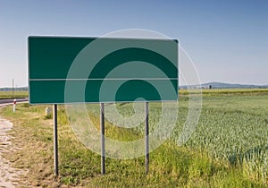 Chose your way blank billboard photo
