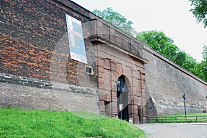 Chotkov or Brick Gate at Vysehrad Fortress  Prague  Czech Republic