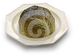 Chou farci, stuffed cabbage photo