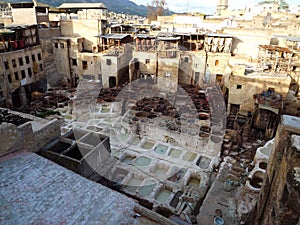 Chouara Tannery, Fes, Morocco