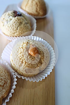 choux cream or cream puff, eclair or custard choux cream