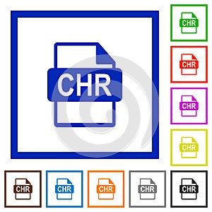 CHR file format flat framed icons