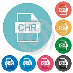 CHR file format flat round icons