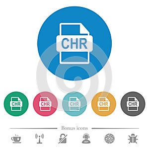 CHR file format flat round icons