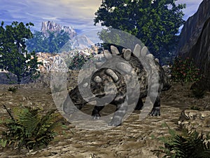 Chrichtonsaurus dinosaur - 3D render