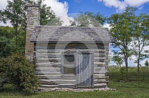 Chris Barr Old Log cabin underground railroad during slavery