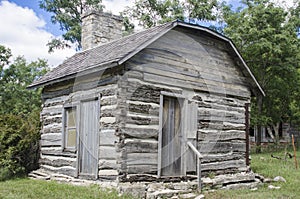 Chris Barr Old Log cabin underground railroad during slavery