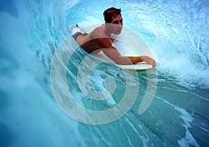 Chris Gagnon Bodyboarding in Hawaii