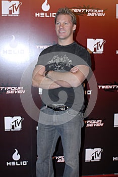 Chris Jericho on the red carpet.