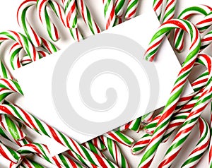 Natale caramella canna O un invito 