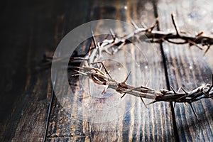 Christ Bloody Crown of Thorns with Specks of Dust
