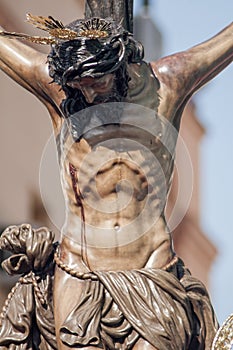 Christ of the brotherhood of Hiniesta, Easter in Seville