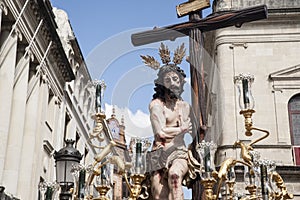 Christ of the brotherhood of the Sun, Easter in Seville