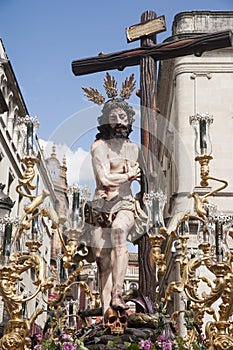 Christ of the brotherhood of the Sun, Easter in Seville
