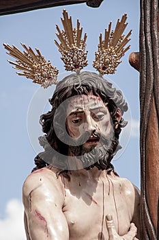 Christ of the brotherhood of the Sun, Easter in Seville