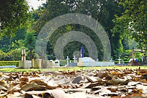 The Christ Cemetery in Thailand