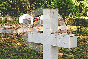 The Christ Cemetery in Thailand