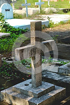 The Christ Cemetery in Thailand