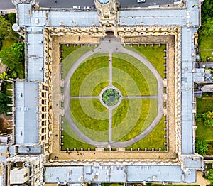 Christ Church College - Oxford University from above