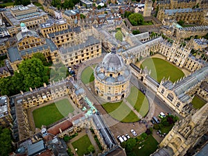 Christ Church College - Oxford University from above