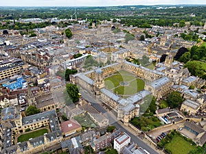 Christ Church College - Oxford University from above