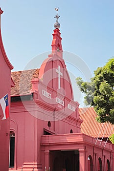 Christ church in Malacca / Melaka, Malaysia