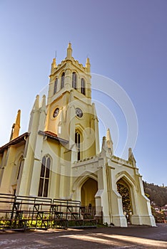 Christ church at Ridge road, Shimla