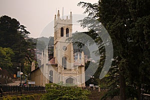 Christ Church, Shimla the second oldest church in North India, after St John`s Church in Meerut, Simla, photo