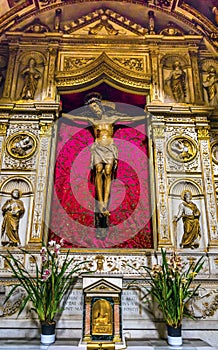 Christ Crucifixion Santa Maria Della Pace Church Rome Italy