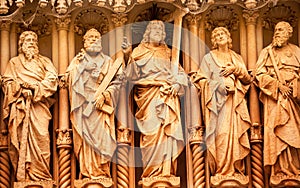 Christ Disciple Statues Monestir Monastery of Montserrat Spain