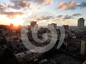 Havana Cuba Sunset photo