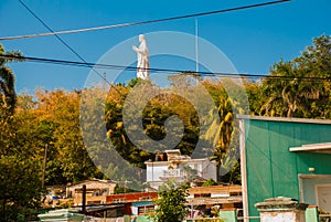 Christ of Havana is a statue by Jilma Madera that overlooks the bay in Havana, Cuba.