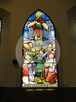 Stained Glass in Humbie Church