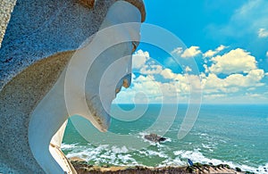 Christ the King is a statue of Jesus in VungTau VietNam