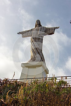 The Christ the King statue on Madeira island, Jesus Christ statue, Madeira, Garajau, Portugal