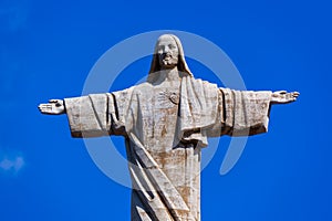 The Christ the King statue on Madeira island - Portugal