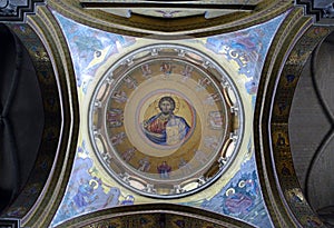 Christ Pantocrator mosaic photo